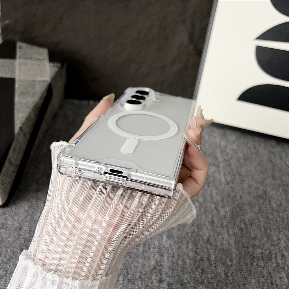 Til Samsung Galaxy Z Fold8 Ultra Magnetisk Cover Gennemsigtig Akrylbagside Telefoncover