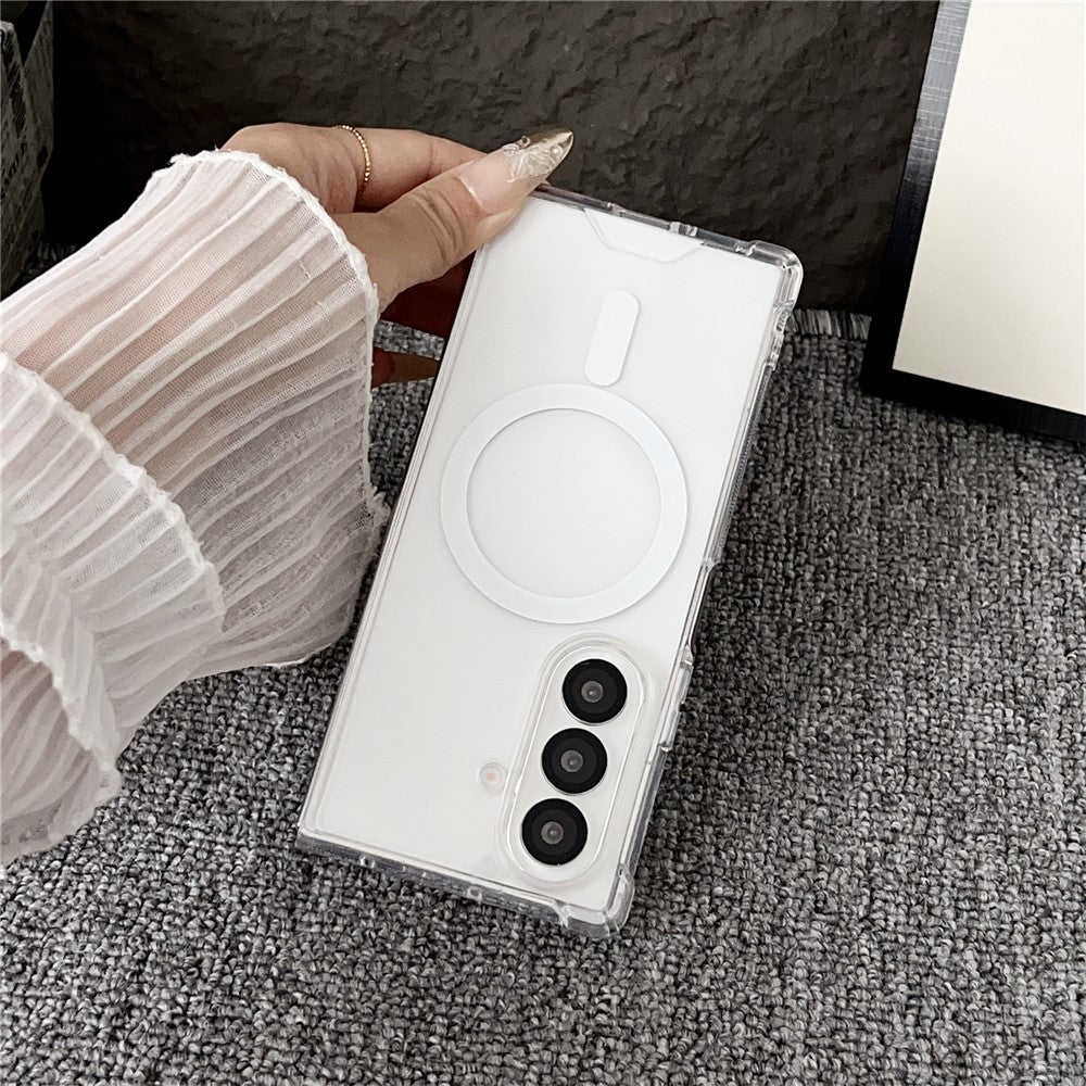 Til Samsung Galaxy Z Fold8 Ultra Magnetisk Cover Gennemsigtig Akrylbagside Telefoncover