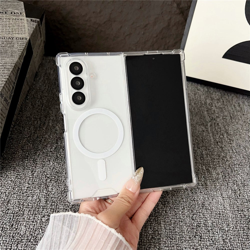 Til Samsung Galaxy Z Fold8 Ultra Magnetisk Cover Gennemsigtig Akrylbagside Telefoncover