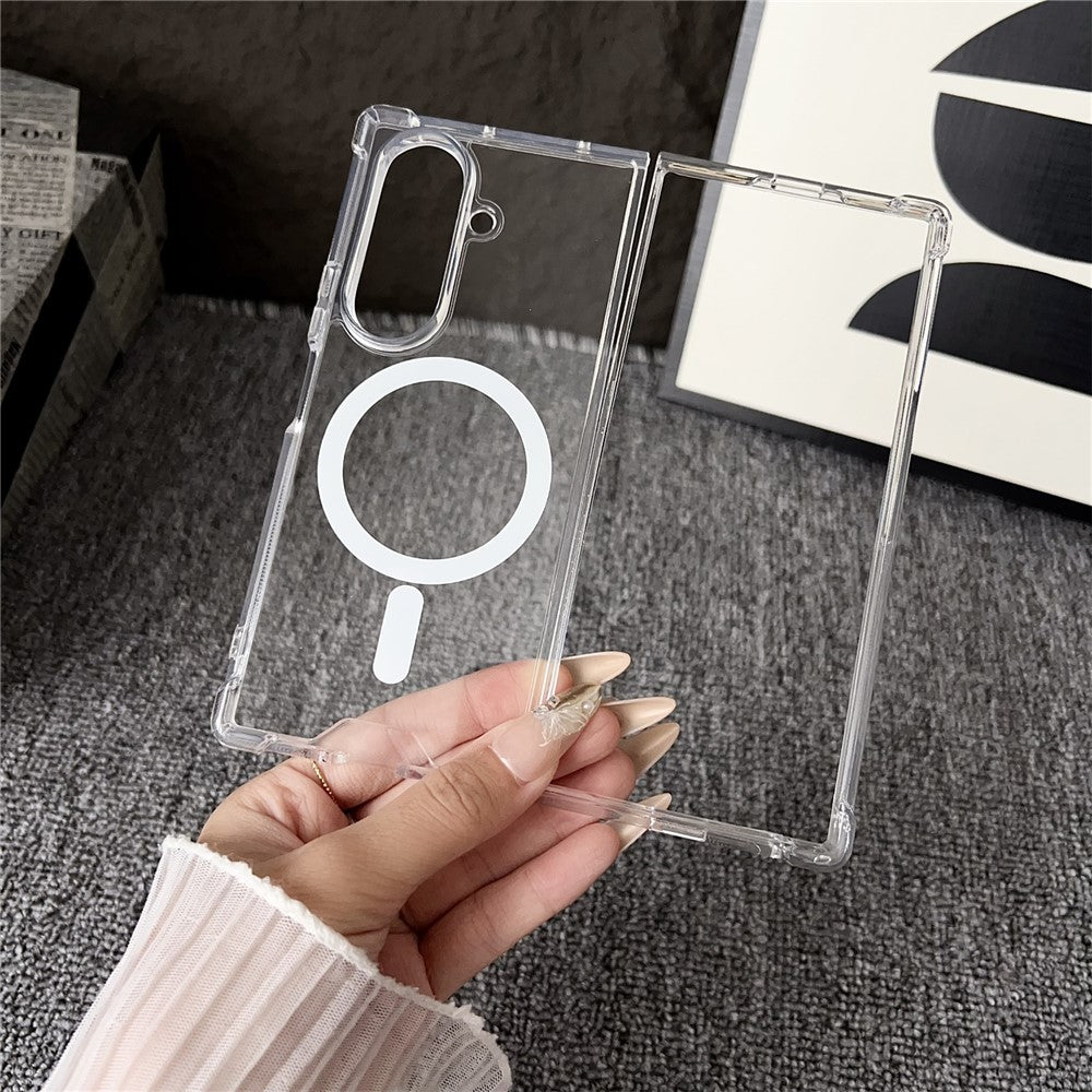 Til Samsung Galaxy Z Fold8 Ultra Magnetisk Cover Gennemsigtig Akrylbagside Telefoncover