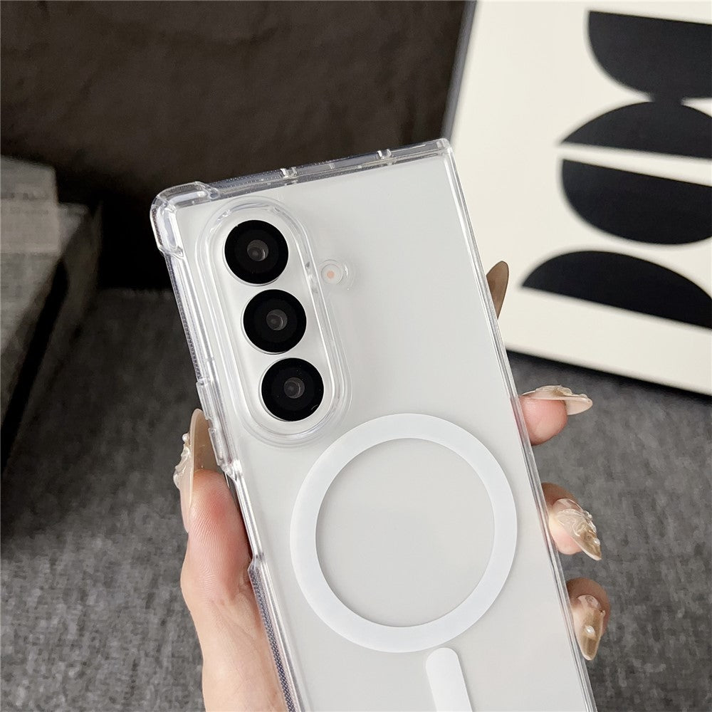 Til Samsung Galaxy Z Fold8 Ultra Magnetisk Cover Gennemsigtig Akrylbagside Telefoncover