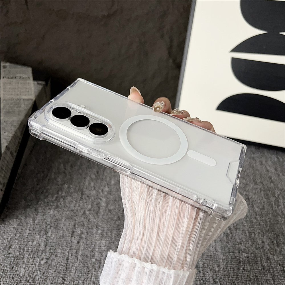 Til Samsung Galaxy Z Fold8 Ultra Magnetisk Cover Gennemsigtig Akrylbagside Telefoncover