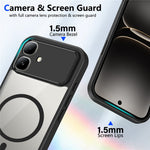 For Infinix Smart 20 4G Magnetic Case Transparent PC + TPU Shockproof Skin-friendly Phone Cover
