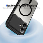 For Infinix Smart 20 4G Magnetic Case Transparent PC + TPU Shockproof Skin-friendly Phone Cover