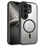 For TECNO Camon 50 4G Magnetic Case Transparent PC + TPU Shockproof Skin-friendly Phone Cover