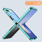For Samsung Galaxy Z Flip8 Case Electroplating Ultra Thin Transparent PC Phone Cover