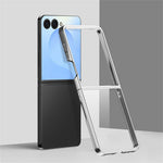 For Samsung Galaxy Z Flip8 Case Electroplating Ultra Thin Transparent PC Phone Cover