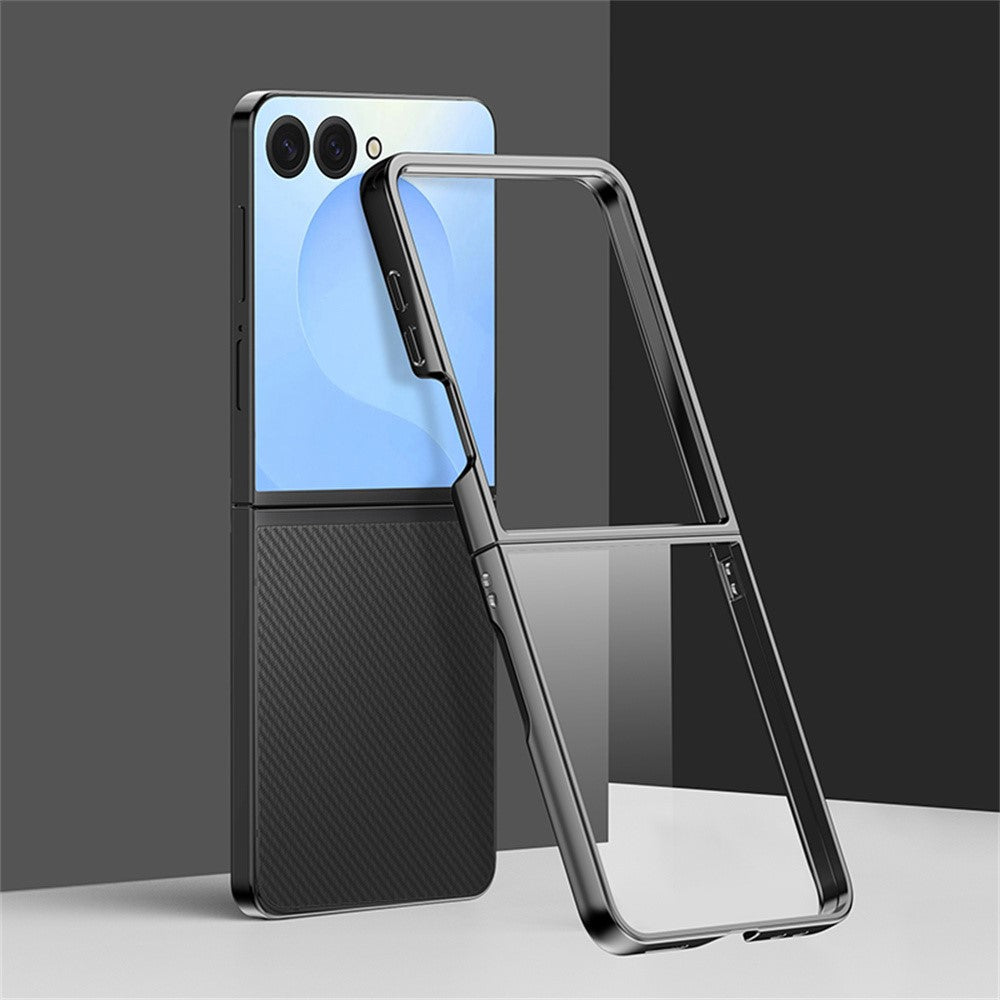 For Samsung Galaxy Z Flip8 Case Electroplating Ultra Thin Transparent PC Phone Cover