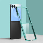 For Samsung Galaxy Z Flip8 Case Electroplating Ultra Thin Transparent PC Phone Cover