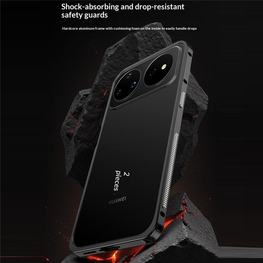 Huawei Nova 16 5G Bumperfodral Metallram Värmeavledande Skydd