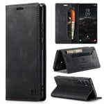 AUTSPACE for Samsung Galaxy S26 Wallet Case  A01 Leather Stand Cover with RFID Blocking Card Holder