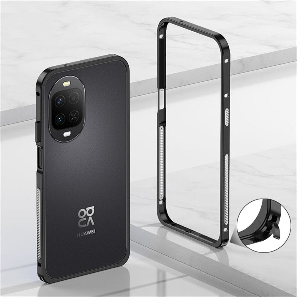 For Huawei nova 16z 5G Bumper Case Metal Frame Heat Dissipation Cover