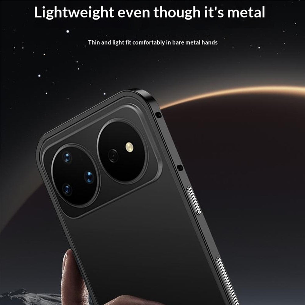 For Huawei nova 16z 5G Bumper Case Metal Frame Heat Dissipation Cover
