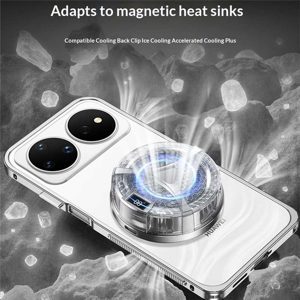 For Huawei nova 16z 5G Bumper Case Metal Frame Heat Dissipation Cover