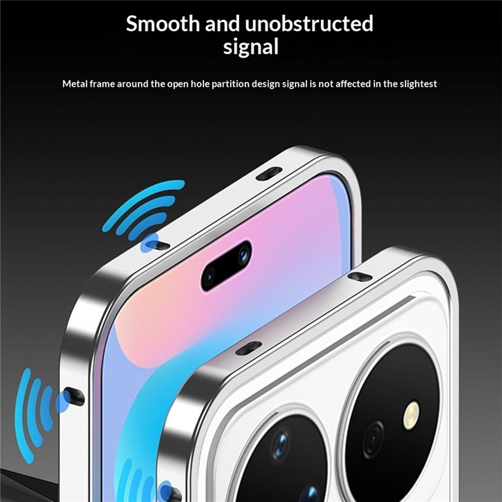 For Huawei nova 16z 5G Bumper Case Metal Frame Heat Dissipation Cover