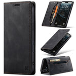 AUTSPACE for iPhone 17 Wallet Case A01 Leather Stand Cover with RFID Blocking Card Holder