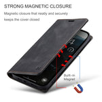 AUTSPACE for iPhone 17 Wallet Case A01 Leather Stand Cover with RFID Blocking Card Holder