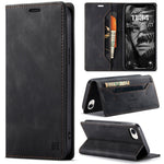 AUTSPACE for iPhone 16e / iPhone 17e Wallet Case A01 Leather Stand Cover with RFID Blocking Card Holder