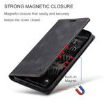 AUTSPACE for iPhone 16e / iPhone 17e Wallet Case A01 Leather Stand Cover with RFID Blocking Card Holder
