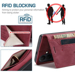 AUTSPACE for Samsung Galaxy S26+ Wallet Case  A01 Leather Stand Cover with RFID Blocking Card Holder