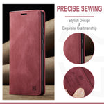 AUTSPACE for Samsung Galaxy S26+ Wallet Case  A01 Leather Stand Cover with RFID Blocking Card Holder