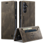 AUTSPACE for Samsung Galaxy S26+ Wallet Case  A01 Leather Stand Cover with RFID Blocking Card Holder