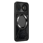 For Huawei nova 16 5G Magnetic Case Hollow Heat Dissipation Silicone + PC + Metal Bumper Phone Cover