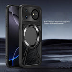 For Huawei nova 16 5G Magnetic Case Hollow Heat Dissipation Silicone + PC + Metal Bumper Phone Cover