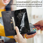 AUTSPACE til Samsung Galaxy A37 5G Pung Etui A01 Læder Stand Cover med RFID Blokerende Kortlomme