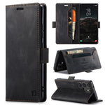 AUTSPACE for Samsung Galaxy S26 Ultra Wallet Case  A01 Leather Stand Cover with RFID Blocking Card Holder