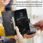 AUTSPACE for Samsung Galaxy S26 Ultra Wallet Case  A01 Leather Stand Cover with RFID Blocking Card Holder