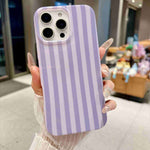 For iPhone 14 Pro Case IMD Stripe TPU Full Coverage Shockproof Phone Protective Cover