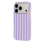 For iPhone 18 Pro Max / 17 Pro Max Case IMD Stripe TPU Full Coverage Shockproof Phone Protective Cover