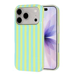 For iPhone 18 Pro Max / 17 Pro Max Case IMD Stripe TPU Full Coverage Shockproof Phone Protective Cover