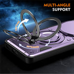 Phone Case with Slide Lens Cover For Xiaomi Redmi Note 15 4G (Global) / Note 15 5G (Global) / Poco M8 5G , Rotatable Kickstand Shockproof TPU + PC Phone Shell