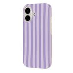For iPhone 16 Plus Case IMD Stripe TPU Full Coverage Shockproof Phone Protective Cover