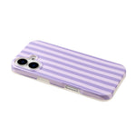 For iPhone 16 Plus Case IMD Stripe TPU Full Coverage Shockproof Phone Protective Cover