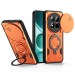 For Xiaomi Redmi Note 15 Pro 5G (Global) Case with Slide Lens Cover Rotatable Kickstand Shockproof TPU + PC Phone Shell