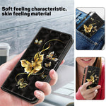 For Samsung Galaxy A54 5G Flip Phone Case, Anti-fall PU Leather 3D Pattern Printing Phone Cover Stand Wallet with Strap