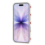 For iPhone 13 Pro Max Case Retro Polka Dot IMD TPU Full Coverage Phone Protective Cover