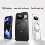 Til Google Pixel 11 / Pixel 11 Pro Cover Roterende Støtteben PC + TPU Hud-følelse Telefoncover