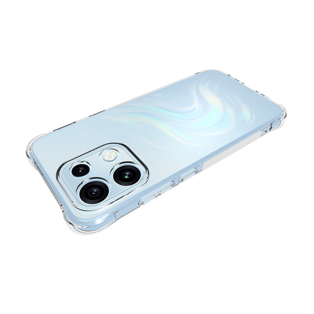 WANLONFENG for Oppo Reno16 FS 5G / Oppo Reno16 F 5G TM Series Clear TPU Case 2.0mm Phone Back Cover