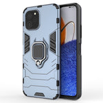 For Huawei nova Y61 4G Ring Kickstand Shock Absorbing Phone Case PC+TPU Mobile Phone Cover