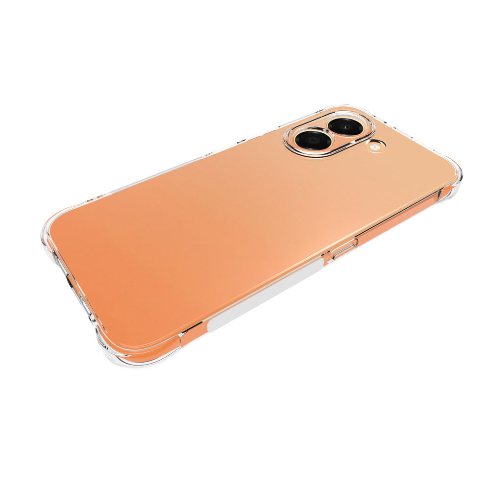 WANLONFENG for Honor X7e 4G WL Series Case 2.0mm TPU Phone Cover with Tempered Glass Film