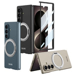 GKK Til Samsung Galaxy Z Fold8 Ultra Etui med Skærmfilm Støtteben Hårdt PC Telefon Bagcover