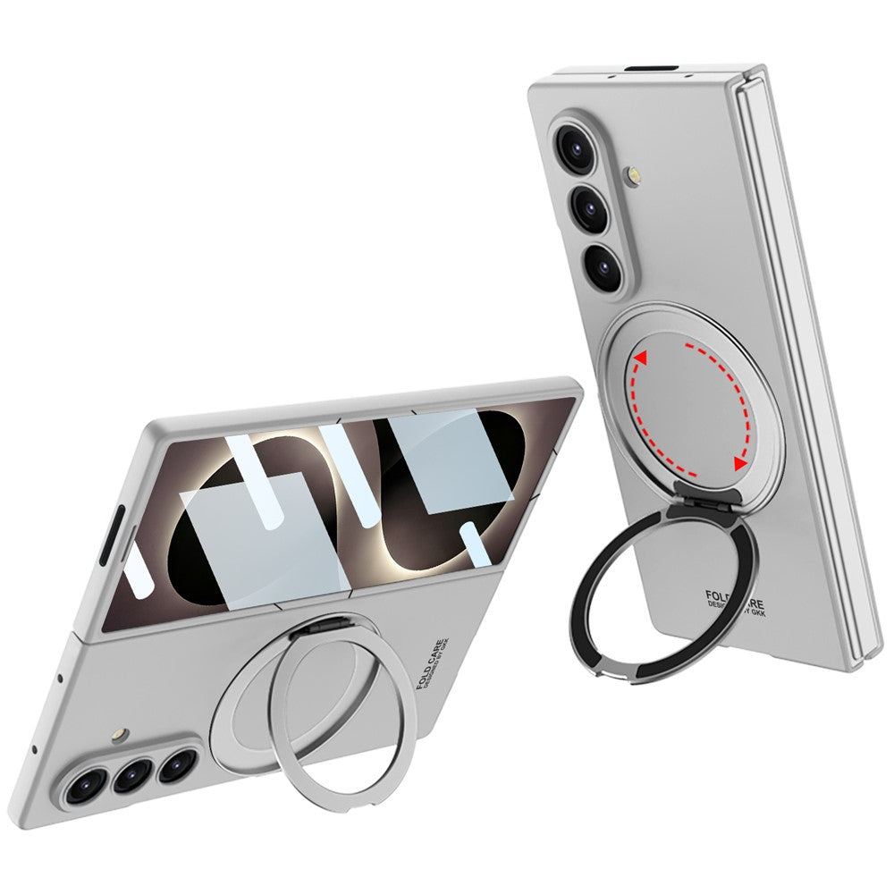 GKK Til Samsung Galaxy Z Fold8 Ultra Etui med Skærmfilm Støtteben Hårdt PC Telefon Bagcover