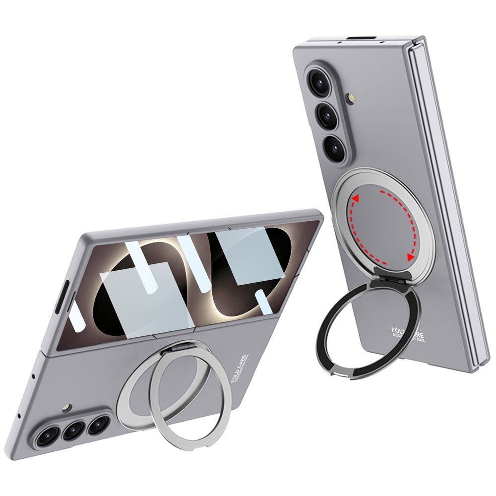 GKK Til Samsung Galaxy Z Fold8 Ultra Etui med Skærmfilm Støtteben Hårdt PC Telefon Bagcover