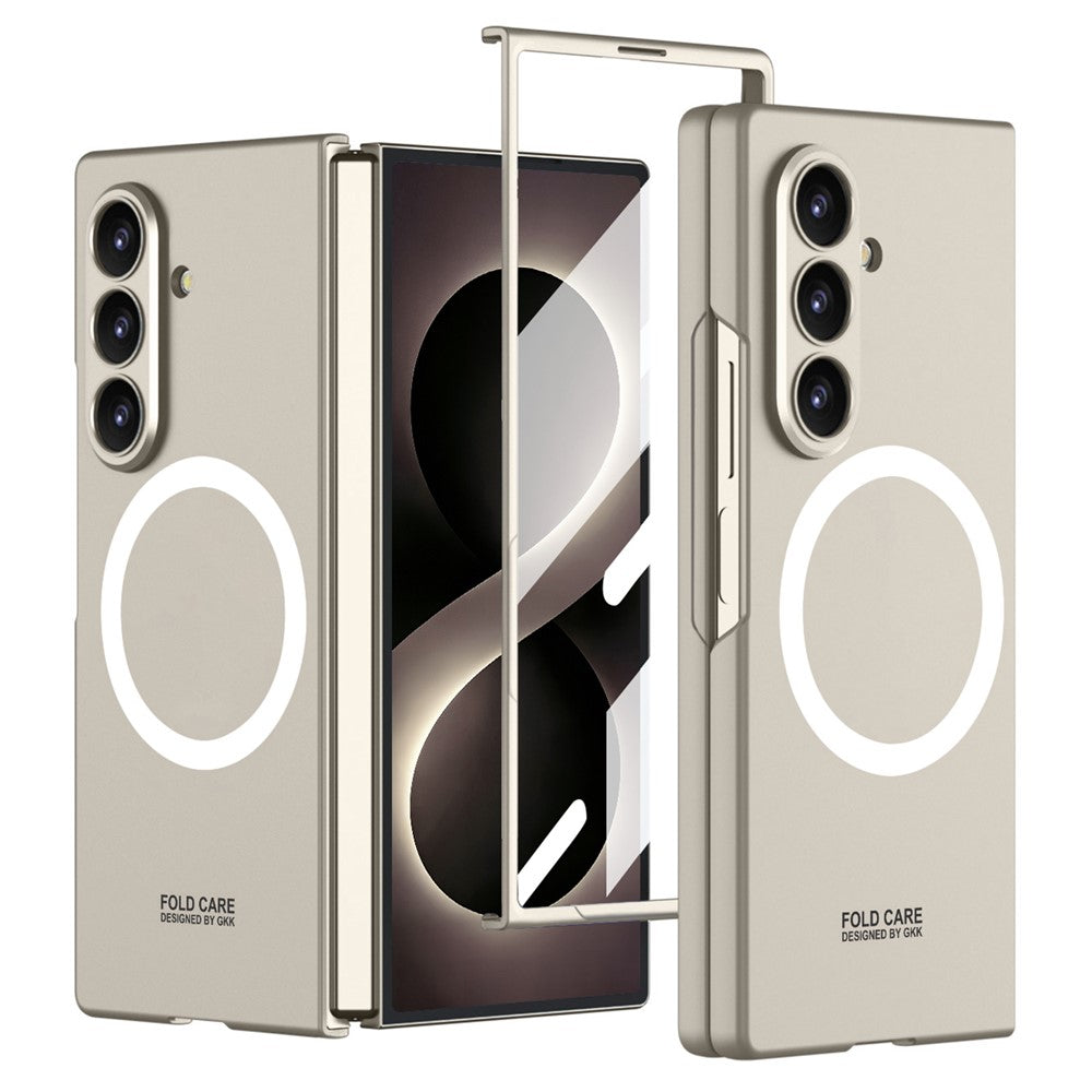 GKK For Samsung Galaxy Z Fold8 Ultra Magnetic Case PC Phone Cover with Screen Film
