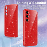For Samsung Galaxy S26 FE Magnetic Case Glitter TPU Shockproof Phone Cover with Lanyard
