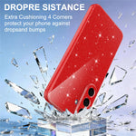 For Samsung Galaxy S26 FE Magnetic Case Glitter TPU Shockproof Phone Cover with Lanyard